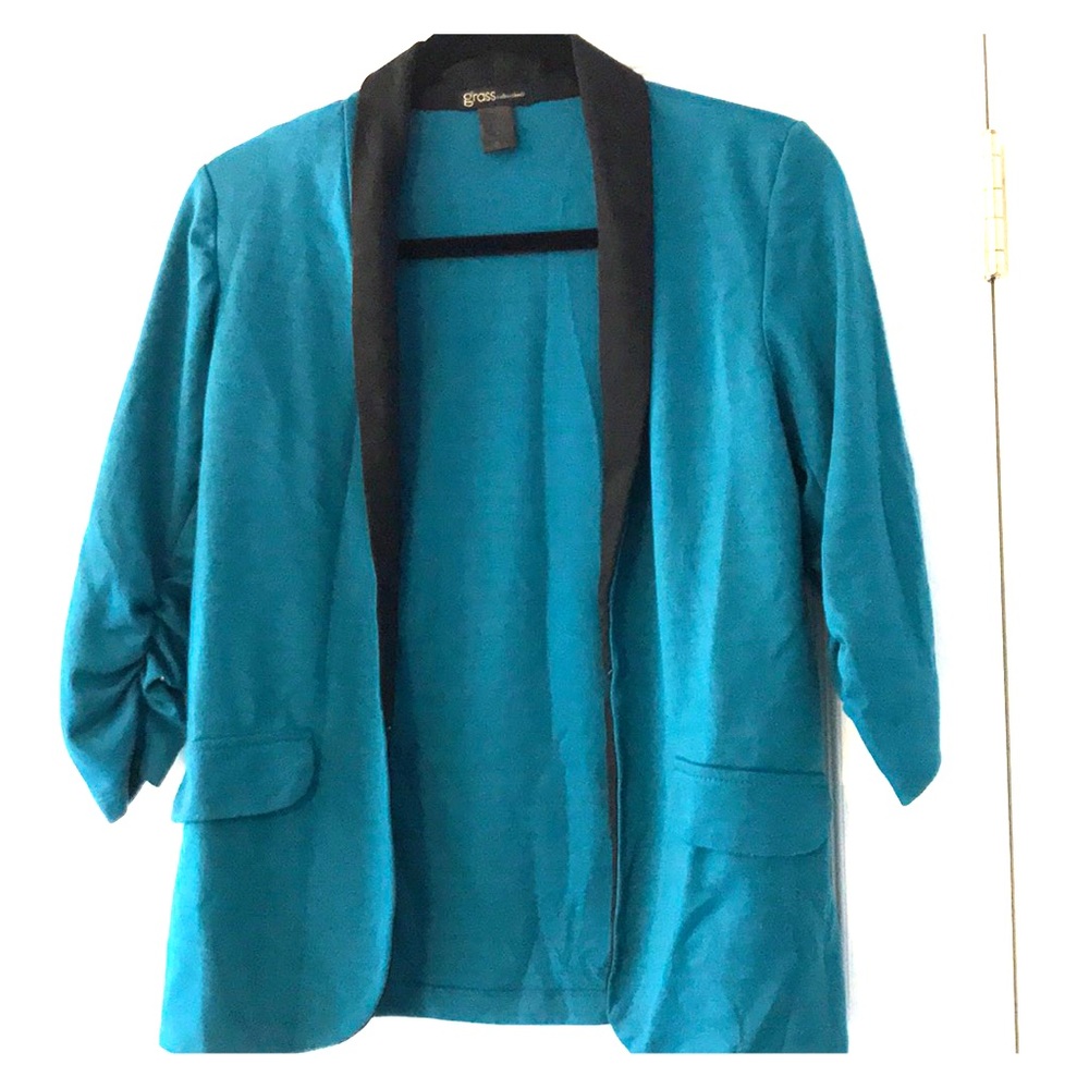 Teal blazer
